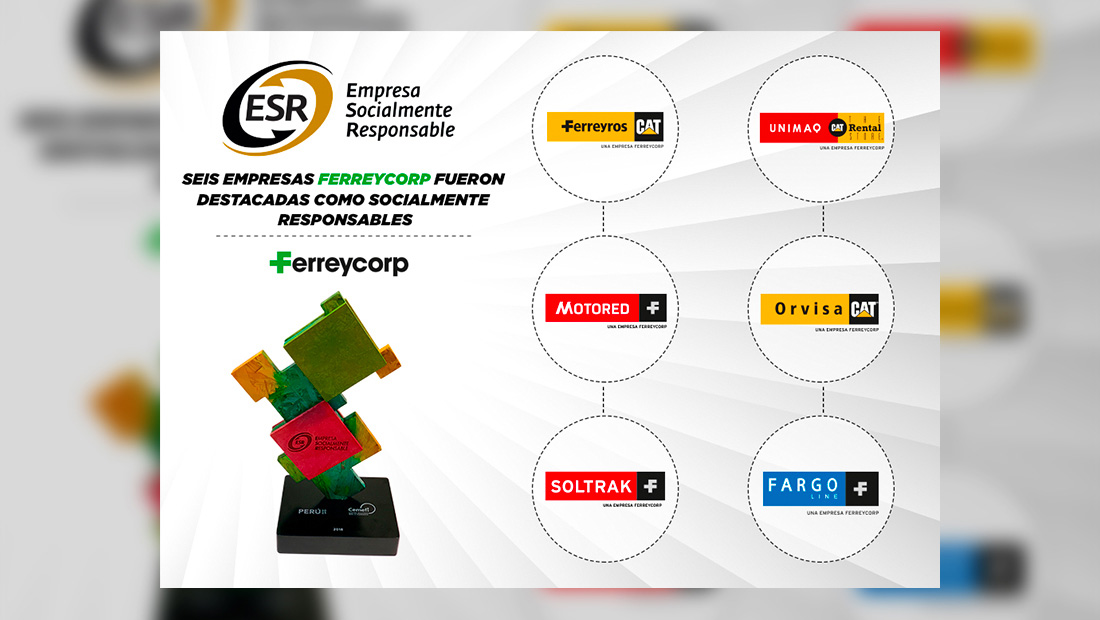 Seis empresas de Ferreycorp son destacadas como socialmente responsables
