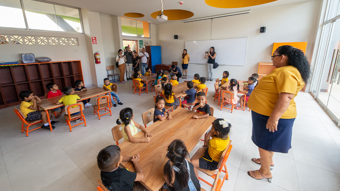 Ferreyros y Orvisa inauguran colegio inicial en Pucallpa con Obras por Impuestos