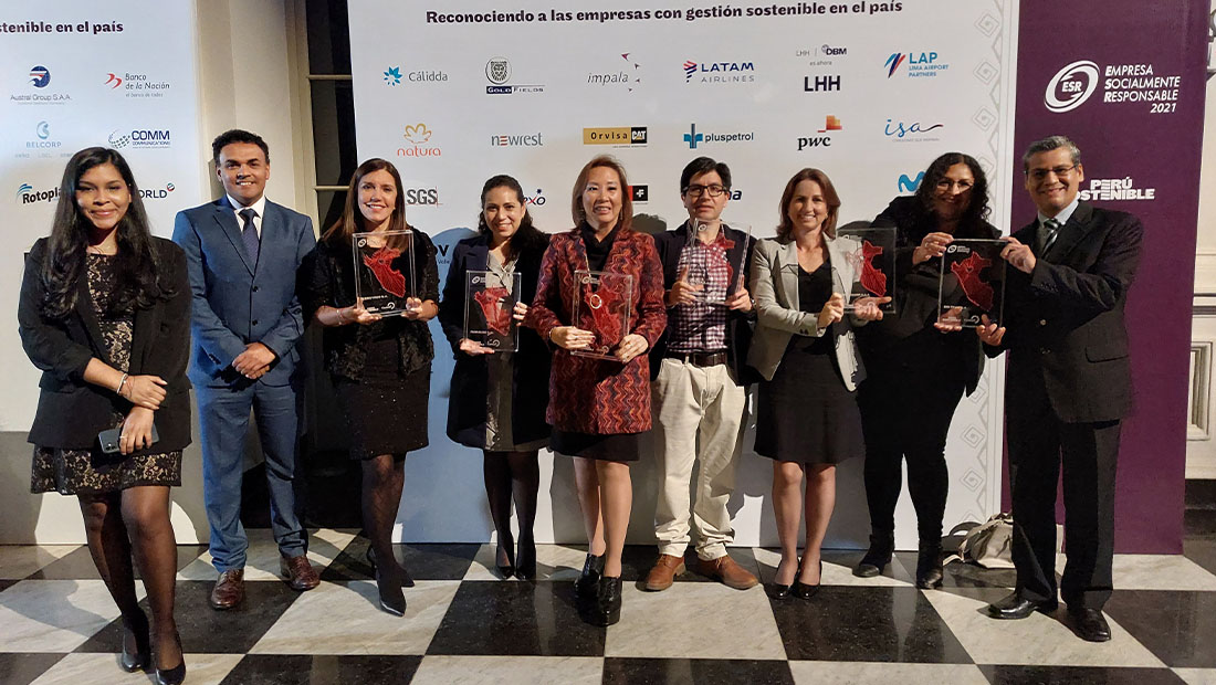 Gestión sostenible: Ferreycorp y cinco de sus empresas reciben nuevamente Distintivo ESR