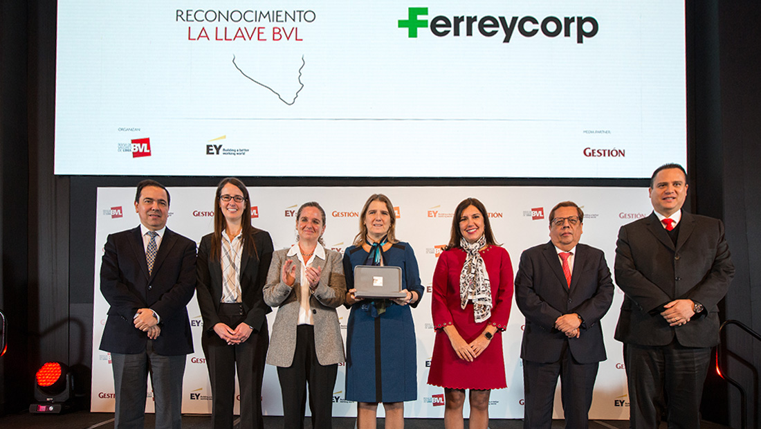 Ferreycorp recibe séptima Llave de la BVL al mejor gobierno corporativo